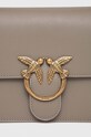 Pinko borsa a mano in pelle grigio 100072.A0F1