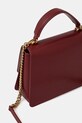 Accesorii Pinko poseta de piele 100066.A0F1 burgundia