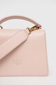 Accesorii Pinko poșetă de piele 100071.A0F1 roz