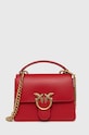 Kožená kabelka Pinko červená 100071.A0F1
