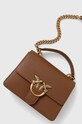 Pinko torebka skórzana 100071.A0F1 brązowy