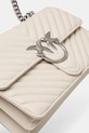 Usnjena torbica Pinko bež 100941.A0GK