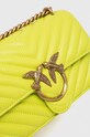 Akcesoria Pinko torebka skórzana 100074.A0GK żółty