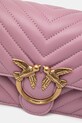 Pinko torebka skórzana różowy 100074.A0GK