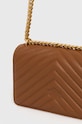 Kožená kabelka Pinko hnedá 100074.A0GK