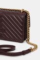 Doplňky Kožená kabelka Pinko 100074.A0GK hnědá