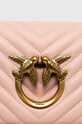 Аксесуари Шкіряна сумочка Pinko 100067.A0GK рожевий