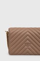 Akcesoria Pinko torebka skórzana 100067.A0GK brązowy