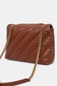 Accesorii Pinko poseta de piele 100037.A0F2 maro