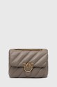 Pinko poseta de piele uni gri 100037.A0F2