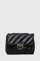 Pinko poseta de piele uni negru 100037.A0F2