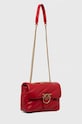 Pinko torebka skórzana 100038.A0F2 czerwony AA00