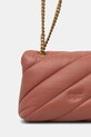 Accesorii Pinko geantă de piele 100038.A0F2 roz
