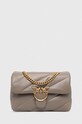 Pinko poseta de piele nu incape in A4 gri 100038.A0F2