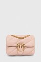 Pinko torebka skórzana skóra licowa różowy 100039.A0F2