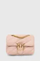 ροζ Δερμάτινη τσάντα Pinko Γυναικεία