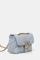 Pinko borsa a mano in pelle 100039.A0F2 blu AA00