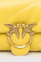 Accesorii Pinko poșetă de piele 100039.A0F2 galben