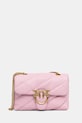 Pinko torebka skórzana skóra licowa różowy 100039.A0F2