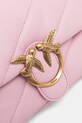 Pinko torebka skórzana różowy 100039.A0F2