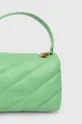 zielony Pinko torebka skórzana