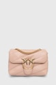 Kožená kabelka Pinko přírodní kůže růžová 100040.A0F2