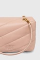 Kožená kabelka Pinko růžová 100040.A0F2