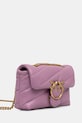 Pinko torebka skórzana 100040.A0F2 fioletowy AA00