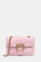 Pinko torebka skórzana skóra licowa różowy 100040.A0F2