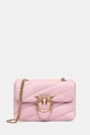 Pinko torebka skórzana skóra licowa różowy 100040.A0F2