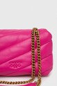 Pinko torebka skórzana różowy 100040.A0F2