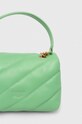 Pinko torebka skórzana zielony 100040.A0F2
