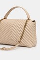 Accesorii Pinko poseta de piele 100042.A0GK bej