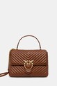 Pinko poseta de piele uni maro 100042.A0GK