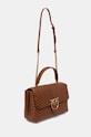 Pinko poseta de piele 100042.A0GK maro SS25