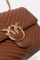 Accesorii Pinko poseta de piele 100042.A0GK maro