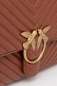 Аксесуари Шкіряна сумочка Pinko 100042.A0GK коричневий