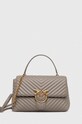 Pinko poseta de piele uni gri 100042.A0GK