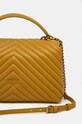 Akcesoria Pinko torebka skórzana 100043.A0GK żółty