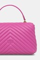 Accesorii Pinko poșetă de piele 100043.A0GK roz