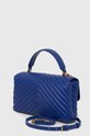 Akcesoria Pinko torebka skórzana 100043.A0GK niebieski