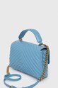 Akcesoria Pinko torebka skórzana 100043.A0GK niebieski