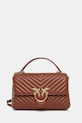 Кожаная сумочка Pinko коричневый 100043.A0GK