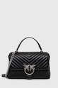 Kožená kabelka Pinko přírodní kůže černá 100043.A0GK