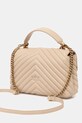 Accesorii Pinko poseta de piele 100044.A0GK bej