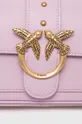 фиолетовой Кожаная сумочка Pinko