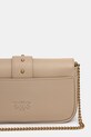 Doplnky Kožená kabelka Pinko 100061.A0F1 béžová