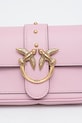 Pinko torebka skórzana różowy 100061.A0F1