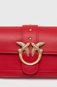 Αξεσουάρ Δερμάτινη τσάντα Pinko 100061.A0F1 κόκκινο