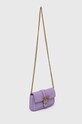 Pinko torebka skórzana 100061.A0F1 fioletowy AA00